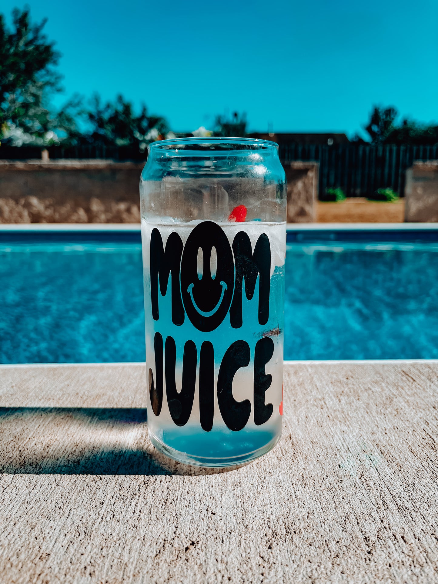 Mom Juice Glass