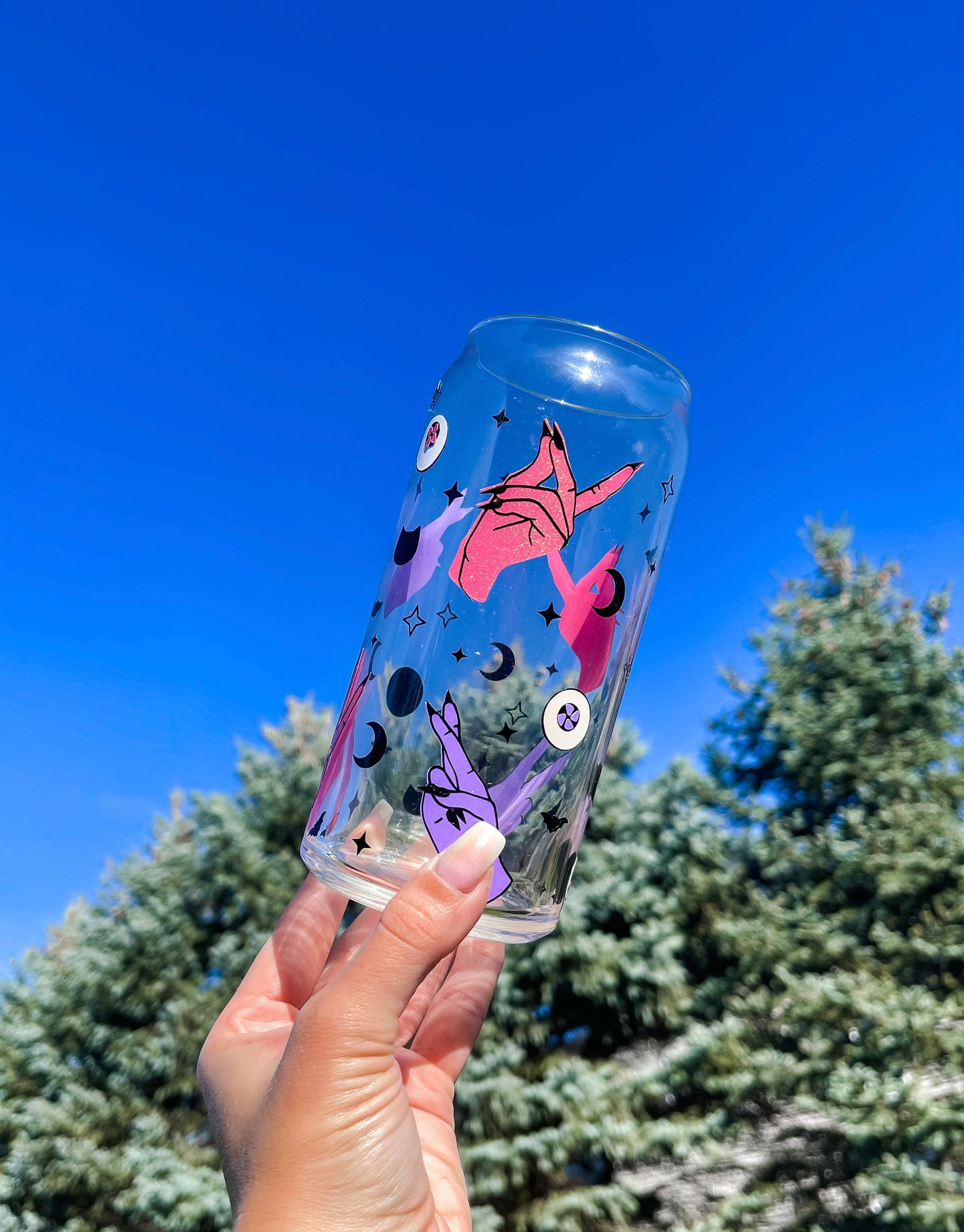 Witch Hands- 20 oz Glass